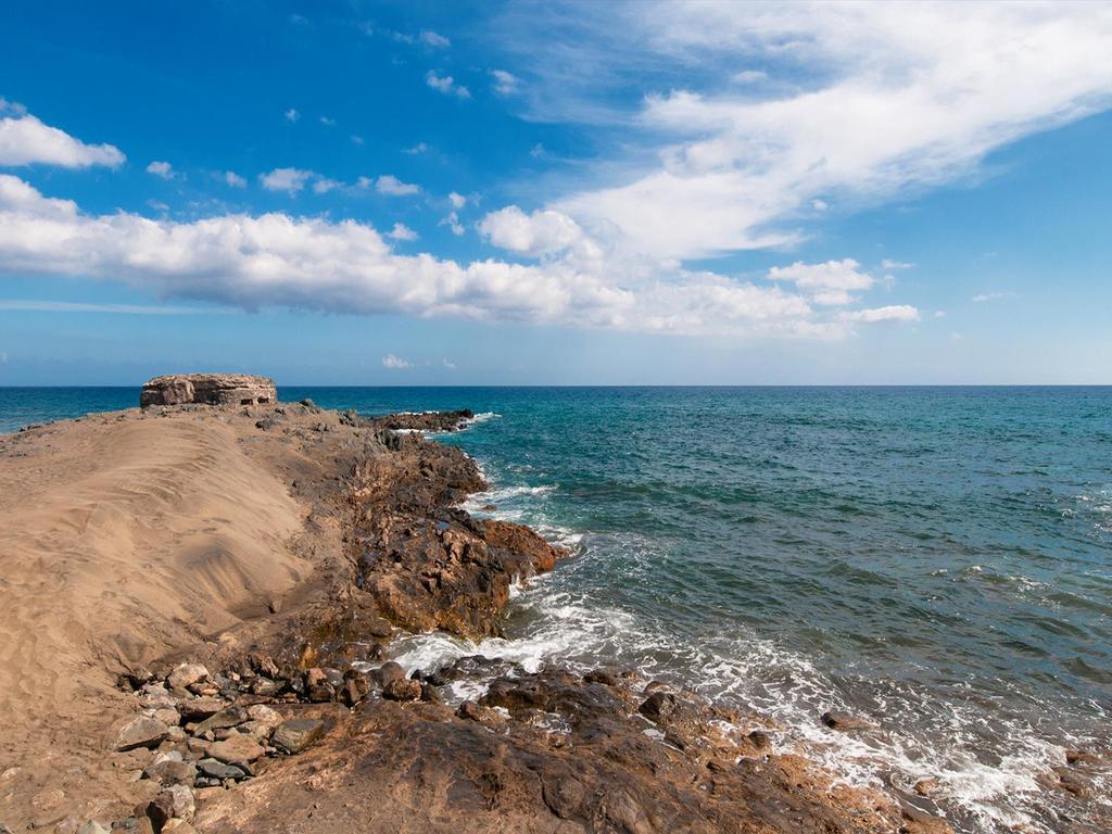 Beach House Adelfas San Agustin Mci Esterno foto